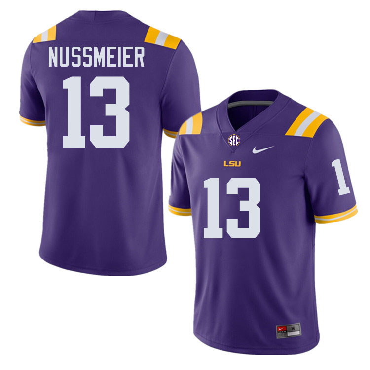 Garrett Nussmeier LSU Tigers Jersey,Louisiana State University Tigers Football Jersey-Purple